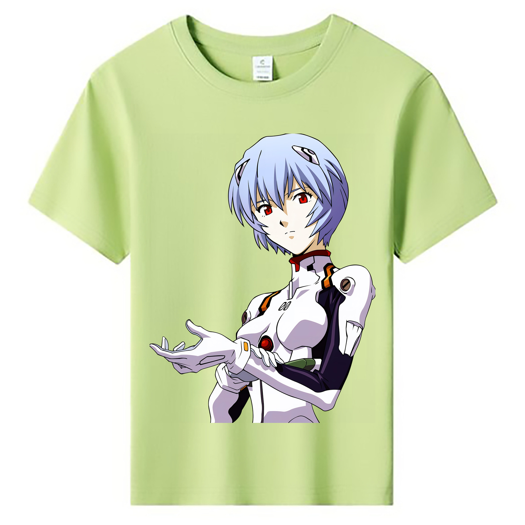 （画像用） EVA 新世紀エヴァンゲリオン 綿100％キッズTシャツ（フロントプリント）